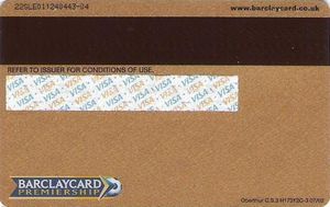 Bank Card: Barclaycard (Barclays Bank, SpainCol:ES-VI-0160