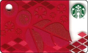 Gift Card: Advent Mini card (exclusively rare) <6088> (Starbucks,  Canada(Christmas) Col:CA-S-6088-13-11029809