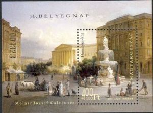 76th Stamp Day - Calvin Square, by József Molnár
