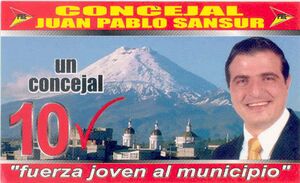 Taschenkalender Partido Roldosista Ecuatoriano 10 Juan Pablo