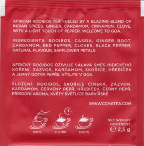 Blazing goa, Rooibos with indian spices and..., 89x89, mat