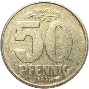 50 Pfennig (large arms)