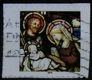 Nativity. Stained Glass