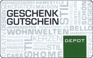 Gift Card: Depot Geschenk-Gutschein (white) (Depot, Germany, Federal