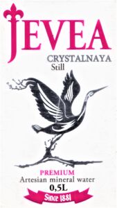 Drink Label: Jevea Crystalnaya still artesian mineral water (OOO ...