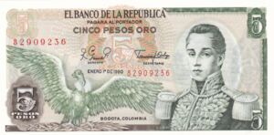 5 Pesos Oro