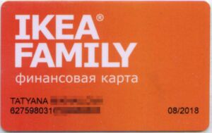 Ikea Family - Financial Card