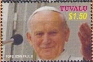 Stamp: Pope John Paul II (Tuvalu(25th Anniversary of the Pontification