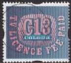 TV Licence Fee Paid C13 Colour