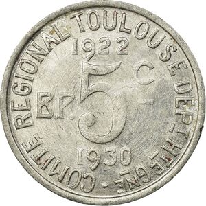 5 Centimes (Toulouse (Haute-Garonne) – Union Latine. Comite Regional Toulouse)