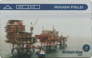 Phonecard: British Gas - Rough Field (Rig Photo) (Oil Rigs, United ...