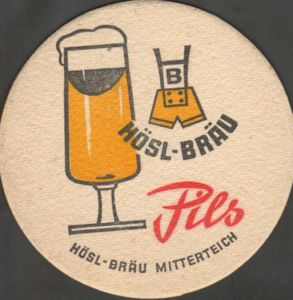 Beer Coaster HoslBrau (Privatbrauerei Hösl, Germany, Federal