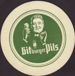 Beer Coaster: Bitburger (Bitburger Brauerei, Germany, Federal ...