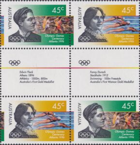 Edwin Flack and Fanny Durack