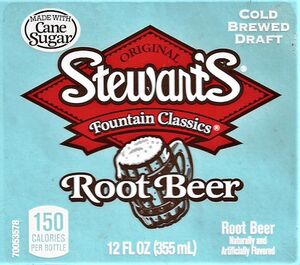 Drink Label: Stewart's Root Beer (Mott's LLP, United States of ...
