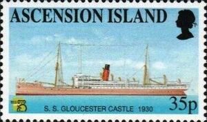 "Gloucester Castle" (Mail Ship), 1930