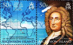 Birth of Halley, 350th Anniv.