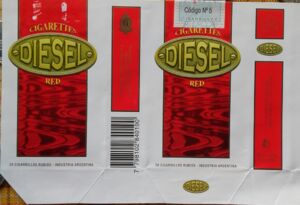 Cigarette Pack: Diesel Red (ArgentinaCol:AR-CT-0279 🚬
