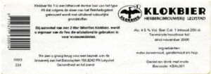 Klokbier N°1