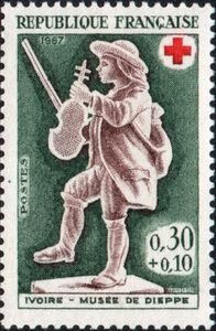 Ivory of Dieppe museum. fiddler