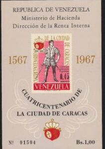 Stamp: Capitan Francisco Fajardo (Venezuela(400th anniversary of ...