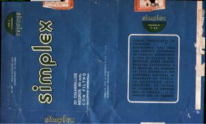 Cigarette Pack: Simplex (ArgentinaCol:AR-CT-0404