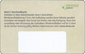 Denn's - Wir sind Bio (Dummy)