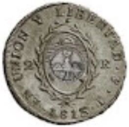 2 Reales (No date. Countermark Chiloe)