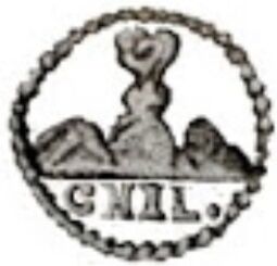 2 Reales (No date. Countermark Chiloe)