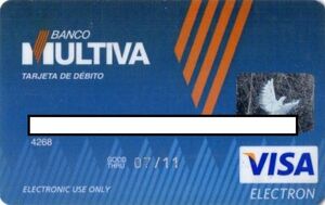 Banco Multiva - tarjeta de debito