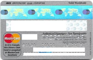 Bank Card: Diners Club (Diners Club International, SlovakiaCol:SK-DC-0005