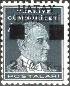 Turkish Stamps overprinted Hatay Devleti