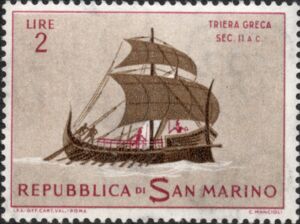 Greek trier, 5th-cent, B.C