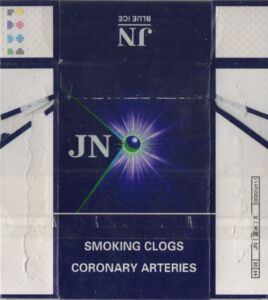 Cigarette Pack: JN blue ice (China, People's RepublicCol:CN-CT-3257 🚬
