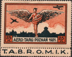 Icarus against the silhouette of Poznań