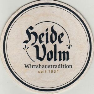 Beer Coaster: Heide Volm (Heide-Volm KG, Germany, Federal RepublicCol ...
