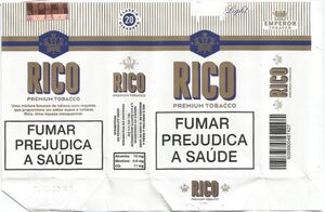 Cigarette Pack: Rico Premium Tobacco (Mozambique) Col:MZ-CT-0029