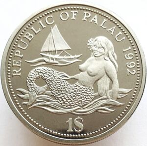 Koin: 1 Dollar (Palau(Marine-Life Protection) Col:PW-000238,WCC:km1 🪙