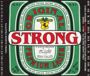Drink Label: Strong (Browar Krajan Nakło, PolandCol:PL-BEER-007003