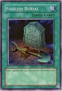 Yu-Gi-Oh! Foolish Burial Card - LEHD-ENC17 Common 1st Edition From Legendary Hero Decks Phantom Knights Set - View #4