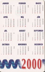 Kalender Tahun 2000 - Ramadhan Kareem