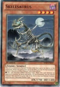 Yu-Gi-Oh! Skelesaurus Card - SHSP-EN037 Common 1st Edition From Shadow Specters Set