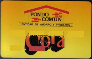 Bank Card: FONDO COMUN - CORA (Banco Fondo Común, VenezuelaCol:VE-GM-0023
