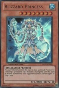 Game Card: Blizzard Princess (Yu-Gi-Oh(Yu-Gi-Oh! GX Manga Promotional ...