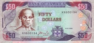 Banknote: 50 Dollars (Jamaica(2003-2021 