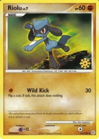 Game Card: Riolu (Pokémon TCG(Countdown Calendar Promos)