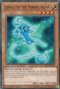 Game Card: Ljosalf of the Nordic Alfar (Yu-Gi-Oh(Legendary Hero Decks)