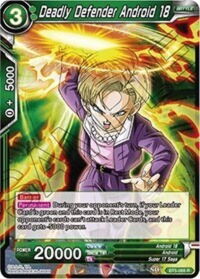 Game Card: Deadly Defender Android 18 (Dragon Ball(Miraculous Revival)