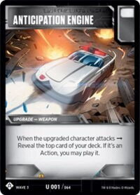 Game Card: Anticipation Engine (Transformers TCG) (War for Cybertron ...