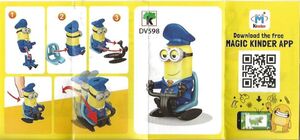 Meal Toy Pilot Kevin Kinder Surprise Europe Kinder Minions The Rise Of Gru Col Dv598 Meal Toy Pilot Kevin Kinder Surprise Europe Kinder Minions The Rise Of Gru Col Dv598